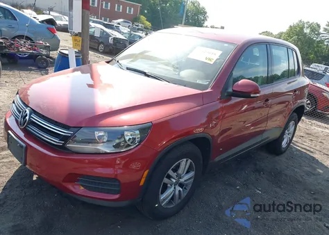 2012 Volkswagen Tiguan S from USA, damaged, VIN WVGBV7AX6CW001360